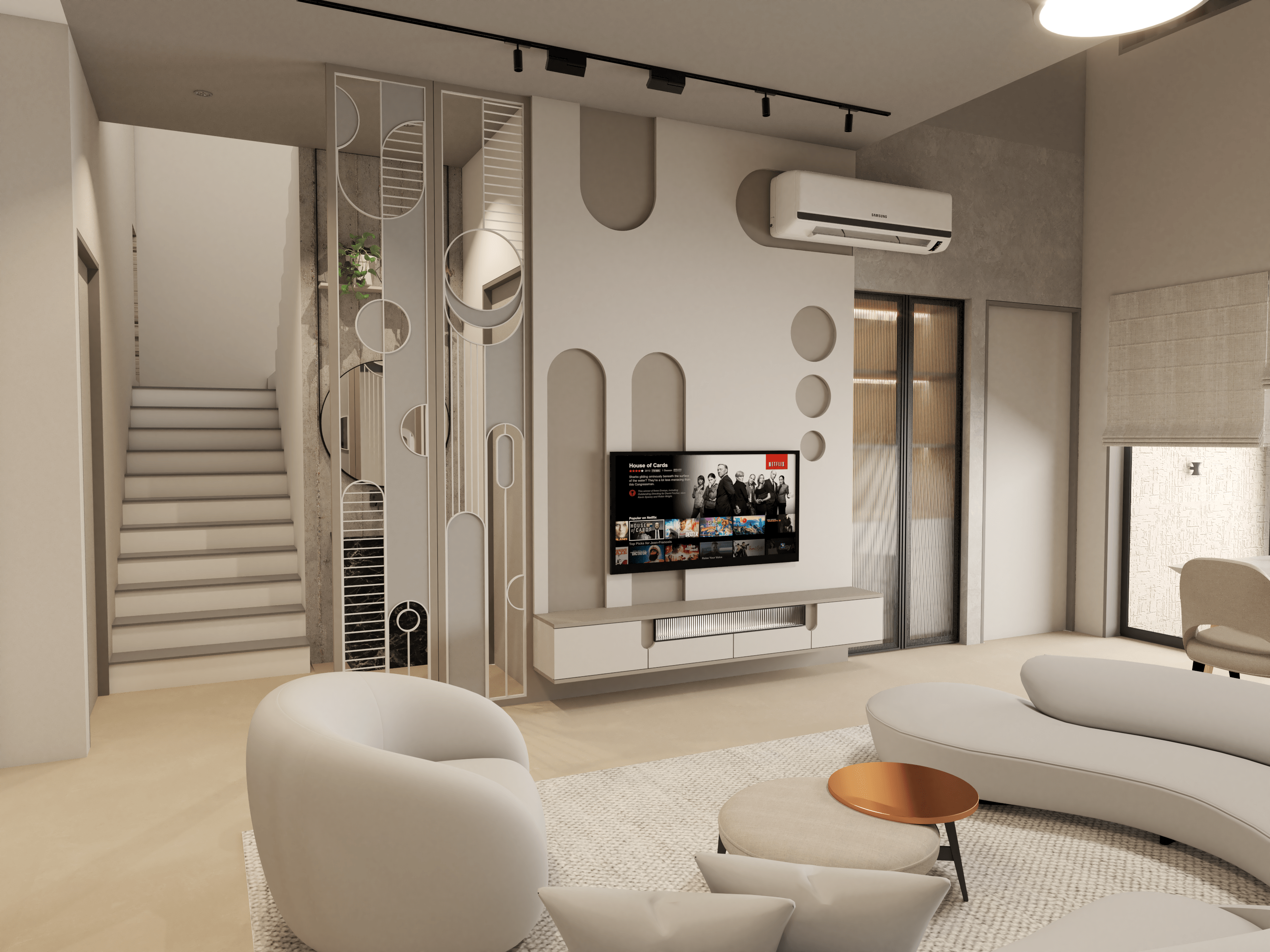 Tv unit-min - V Decor Studio